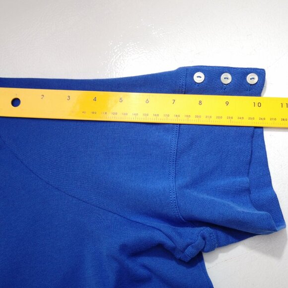 Lauren Ralph Lauren Ladies Size 3X Royal Blue V-neck Short Sleeves T-shirt - Picture 9 of 11